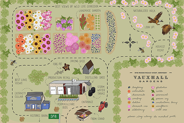 Vauxhall Garden Map